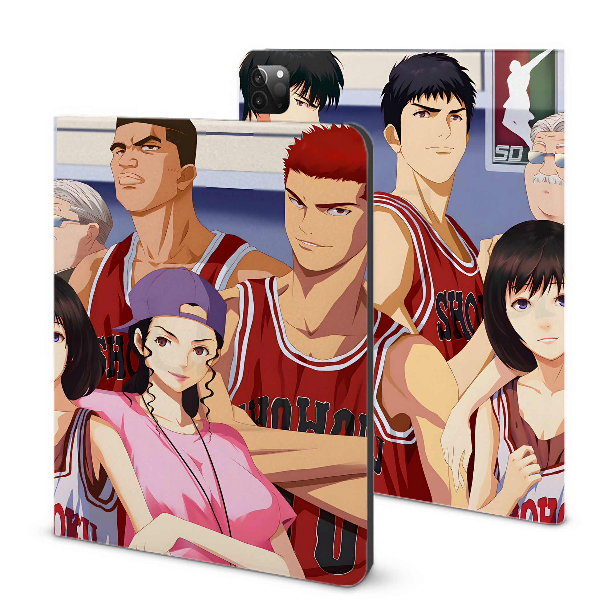 （画像用） SLAM DUNK／スラムダンク IPadケース ペンホルダー付き ブックスタイルデザイン